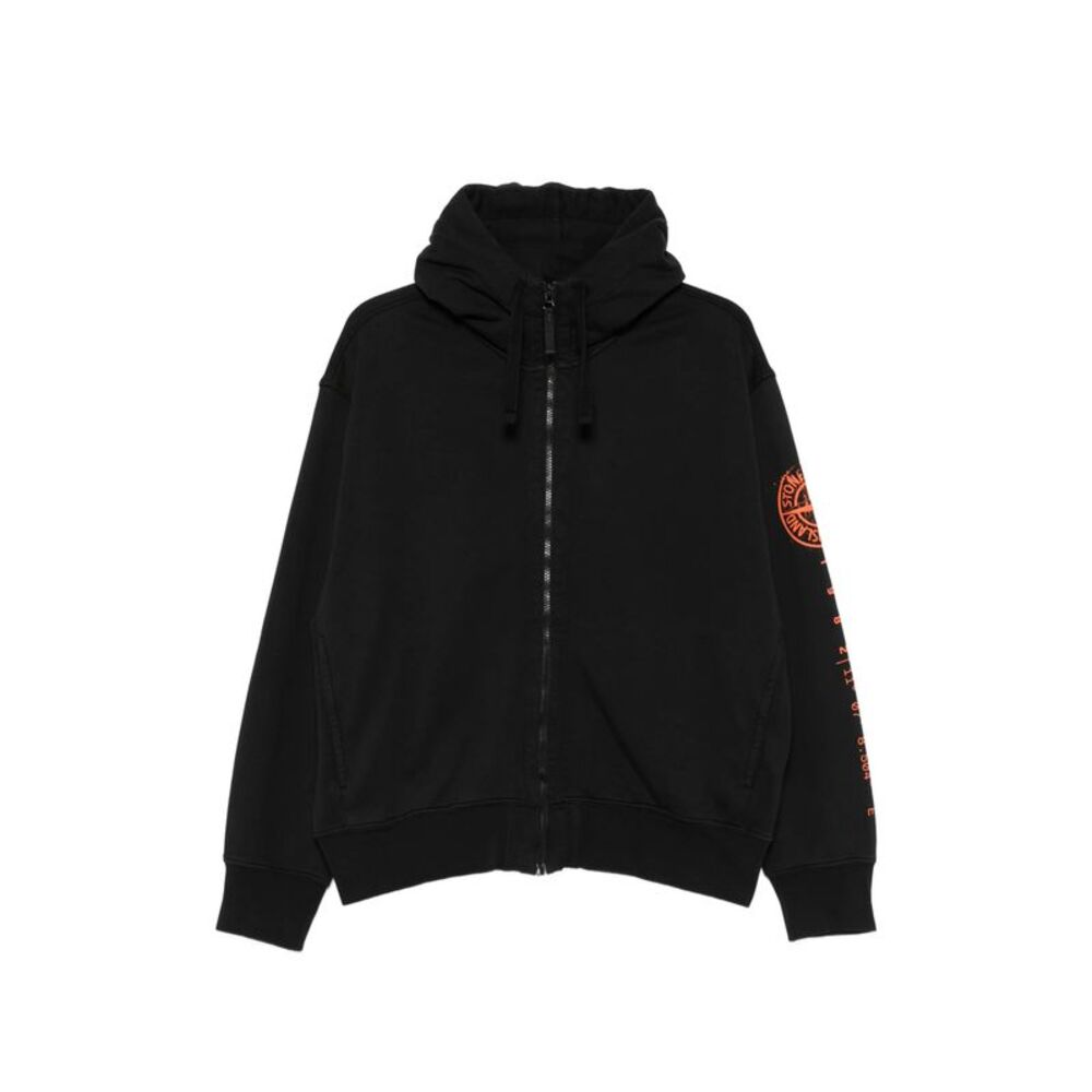 Stone Island Black Sweaters & Knitwear - Hoodies Men